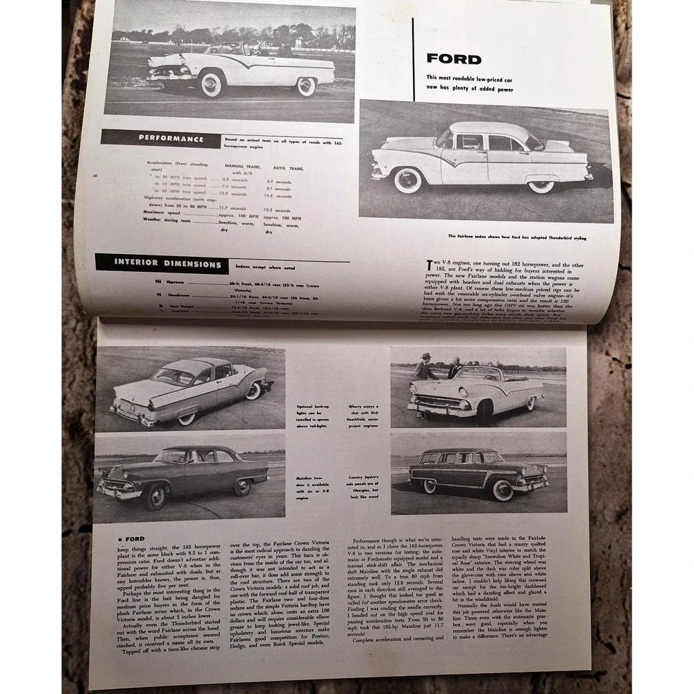 Ford Fairlane Performance Portfolio 1955-1970 Brooklands Books ISBN 1 85520 4584